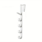 1pc Bedroom Door Hanger Clothes Hanging Rack Over The Door Plastic Home Storage Organization Hooks, Purse Holder For Bags Rails