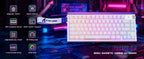 ATTACK SHARK R85 HE Wired 75% Hall Effect Rapid Trigger Mechanical RGB Gaming Keyboard with 8K Polling,0.05mm RT Accuracy