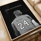 Athlete Inspirational Quotation Poster Home Gym Football Basketball Prints Wall Stickers Paintings for Home Living Room Decor