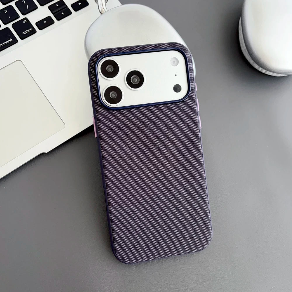 High Quality Original Technology Woven Case For IPhone 12 13 14 15 16 17 18 Pro Max Official For Magsafe Magnetic Protect Cover