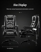Leather Executive Office Chair Gaming Adjustable Modern Ergonomic Chair Mobile Massage Designer Silla Oficina Salon Furniture