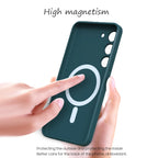 For Samsung Galaxy S25 S23 S22 S21 S26 Plus S24 FE A56 A55 A54 A36 A35 A16 Magnetic Case Shockproof Protective Back Cover Funda