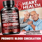 Nattokinase Supplement, Supports Blood Flow, Heart Health, & Healthy Circulation, Digestive Aid, Boosts Cellular Energy