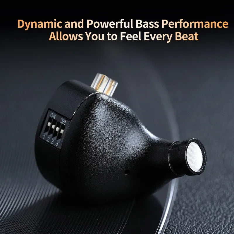 KZ ZS12 Pro X Metal Hybrid Earphones with Adjustable Bass Tuning