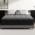 Dewinner Hybrid Mattress with Pocket Springs, 30 cm Height, Memory Foam Support, Medium Firmness, 7 Comfort Zones, Perfect Support, Reinforced Edges, Oeko-Tex Certified