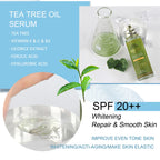 AILKE Tea Tree Oil Serum for Face and Body, Brightening, Moisturizing, Anti Acne Essence, With Vitamin E & Vitamin B3, 100ml
