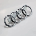 Audi 4 Ring ABS Car Hood Front Bonnet Grill Rear Trunk Emblem Logo Badge Sticker For A3 A4 A5 A6 A7 Q2 Q3 Q5 Q8 TT
