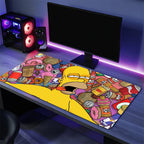 Cartoon T-The Cool S-Simpsons For Keyboard Office Large Mouse Mat Pad Computer Game Big Anti-slip Rubber PC Mice