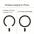 Fashion for Magsafe Wireless Charge Phone Case for IPhone 17 Air 16 15 14 Plus 13 12 Pro Max Transparent Acrylic Back Cover