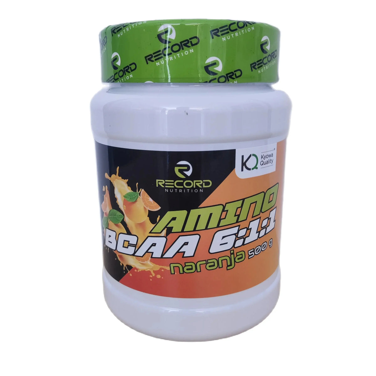 Bcaa amino acids 6:1:1 500g, with orange flavor and with l-glutamine and vitamin b6 muscle builder
