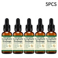 1-5pcs Natural Herbal Lymph Support Care Drops Lymphatic Drainage Oral Liquid Relieve Body Swelling Boost Energy