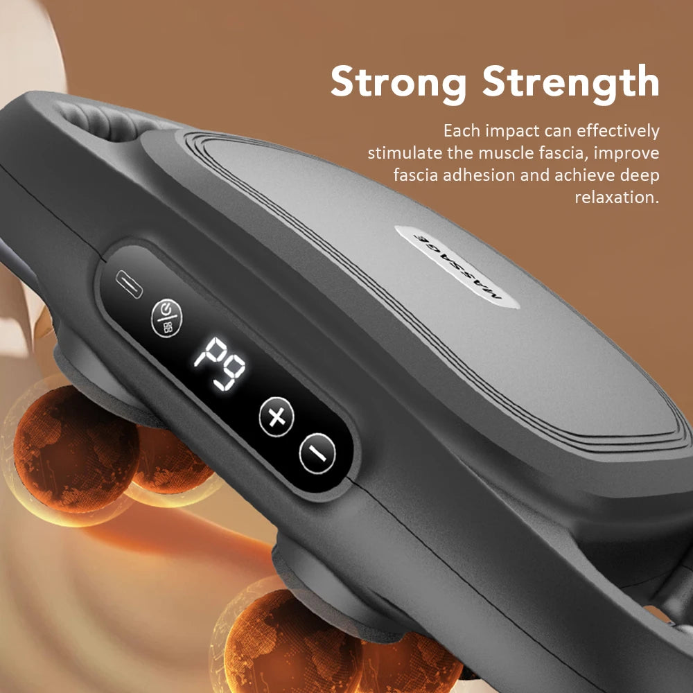 Six Head Deep Tissue Massage Gun High Frequency Vibration Muscle Relaxer