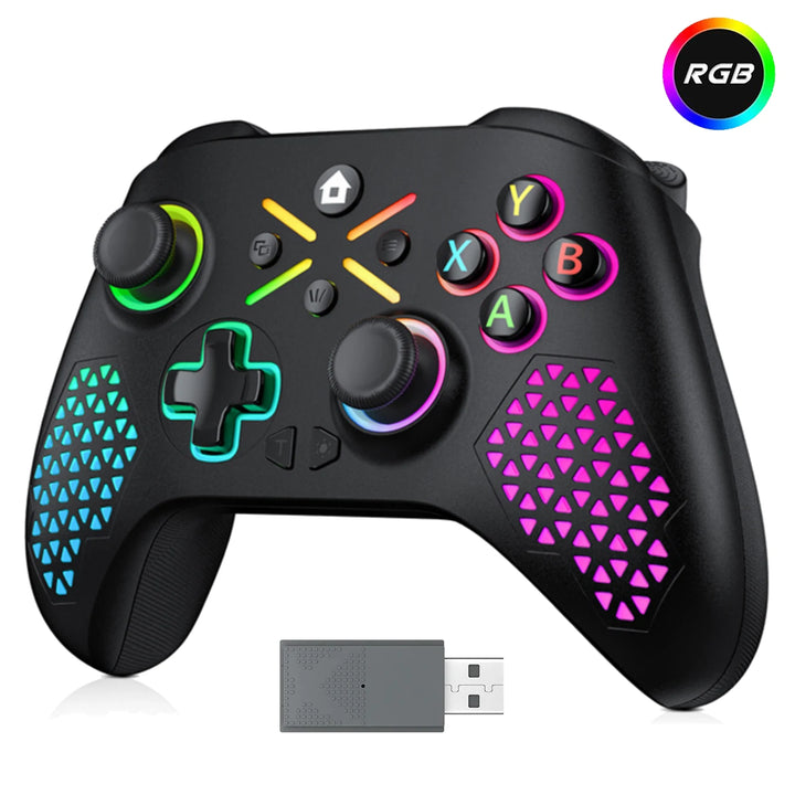 Controller For Xbox One/S/X/Series S/X PC Console Gaming Joystick 2.4G Wireless Gamepad 6-Axis Dual Vibration Hall Effect Rocker