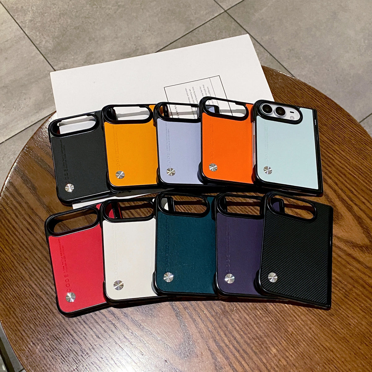 For iPhone Duo iPhone18 Fold Skin Feel Luxury Case With Hinge Protector Lens Protection Shockproof Anti Drop Back Cover Funda