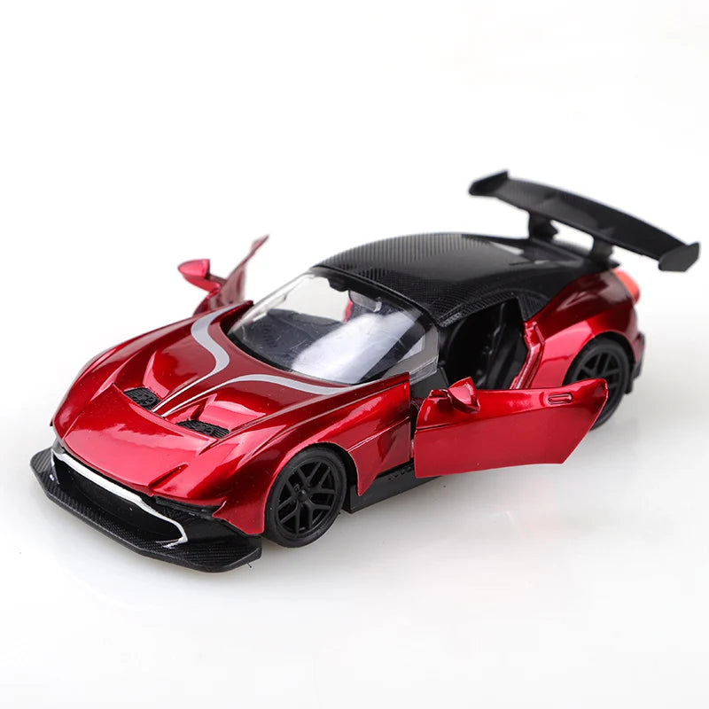 (Bagged) 1:36 Martin Alloy Racing Car, 1.36 scale simulated alloy pullback racing car, boy's toy, simulated racing car