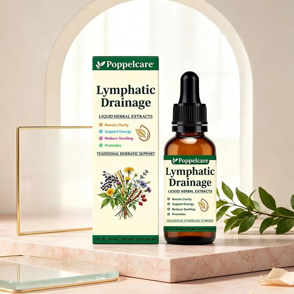 1-5pcs Natural Herbal Lymph Support Care Drops Lymphatic Drainage Oral Liquid Relieve Body Swelling Boost Energy