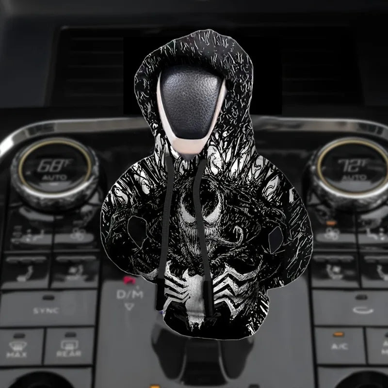 Gearbox Handle Hoodie Hot Night Sweatshirts Handbrake Cover Universal Car Gear Lever Knob Cover Gearshift Hoodie For Gearbox