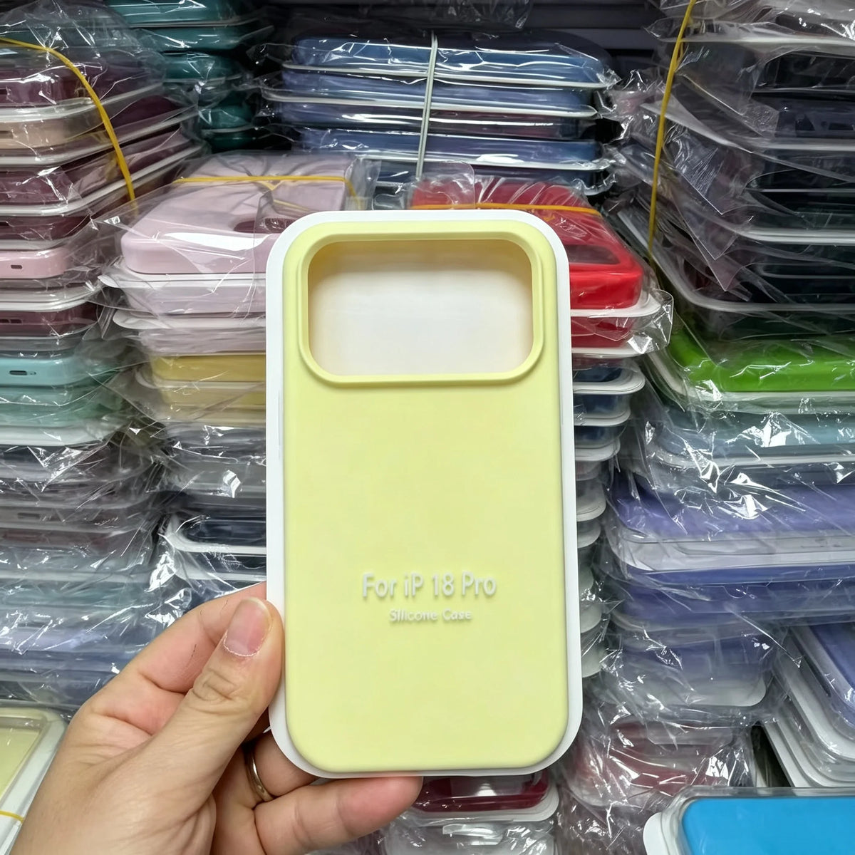Liquid Silicone Phone Case For iPhone 18 17 16 15 Pro Max Plus Flocking Lining Anti‑Fingerprint Shockproof Protective Back Cover