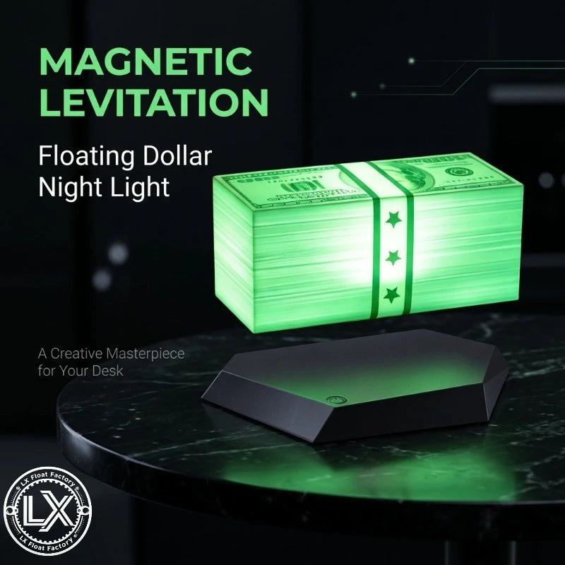 Floating Money Lamp Light Maglev Golden Lantern Grand Theft Auto Game Peripheral TK Same As Grand Theft Auto Gifts for Gamers