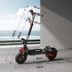 iScooter iX5s Electric Scooter 15Ah 1000W Powerful Kick Scooter Anti-skid Off Road Pneumatic Tire 65km Range 45km/h eScooter