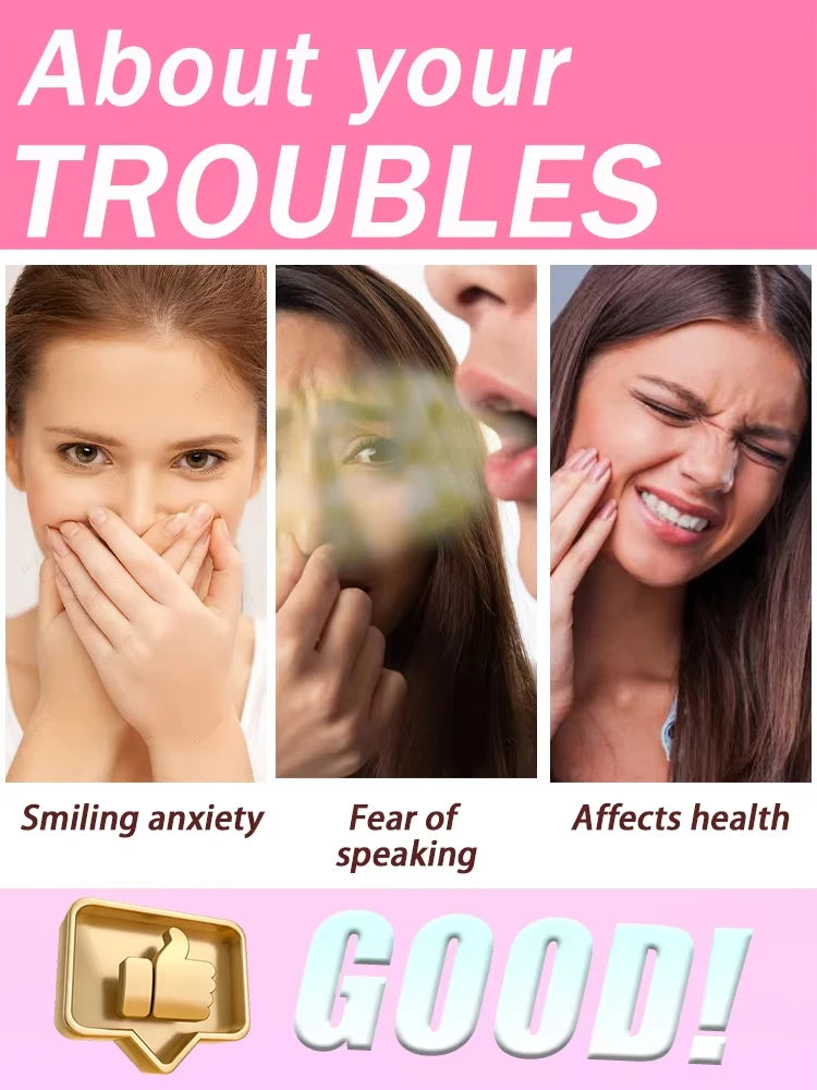 Solve Your Dental Problems and Regain a Radiant Smile!Daily Tooth Care Toothpaste Plaque Cleansing Teeth Brightening Oral Hygiene