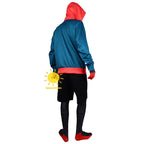 BEAST KINGDOM Spider Miles Morales Cosplay Halloween Jacket Bodysuit Mask Party Costume Suits Spider Miles Fantasy for Unisex