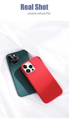 Luxury Liquid Silicone Phone Case for APPLE iPhone 18 13 12 14 15 16 Pro Max Cases for iPhone 17 Pro Shockproof Protector Cover