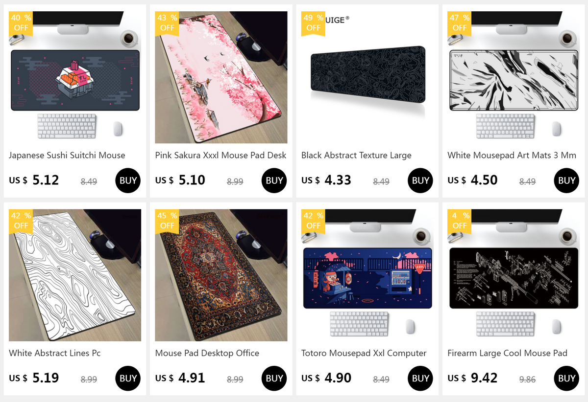White Mousepad Art Mats 3 Mm Slipmat 900x400 Mouse Pad Xl Original Deskmat Home Office Carpet Substrate on The Table for Pc