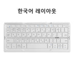 Neue Mini faltbare Bluetooth-Tastatur, kabellose Tastatur, unterstützt 3 Geräte mit Ständer, wiederaufladbar für Telefon, Tablet, portugiesische Tastatur