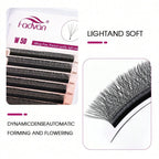 FADVAN 5D-W Shaped 0.07 D Curl Eyelash Extensions Natural Faux Mink Lash Soft Light Professional Premade Volume Fan Eyelashes