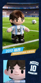 Original In-Stock Messi Argentina National Tea Player Series Vinyl Figurine Blind Box Pendant Collectible Ornament Toys Gifts
