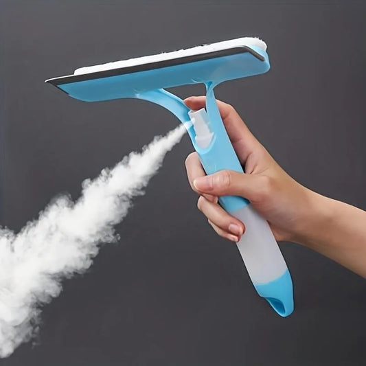 Multi-Function Glass Cleaning Brush with Sprayer