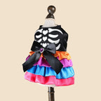 Halloween Costumes Dresses For Dog Elegant Pet Vest With Tutu Skirt Autumn Winter Girl Female Pet Toy Poodle Small Breeds Cat