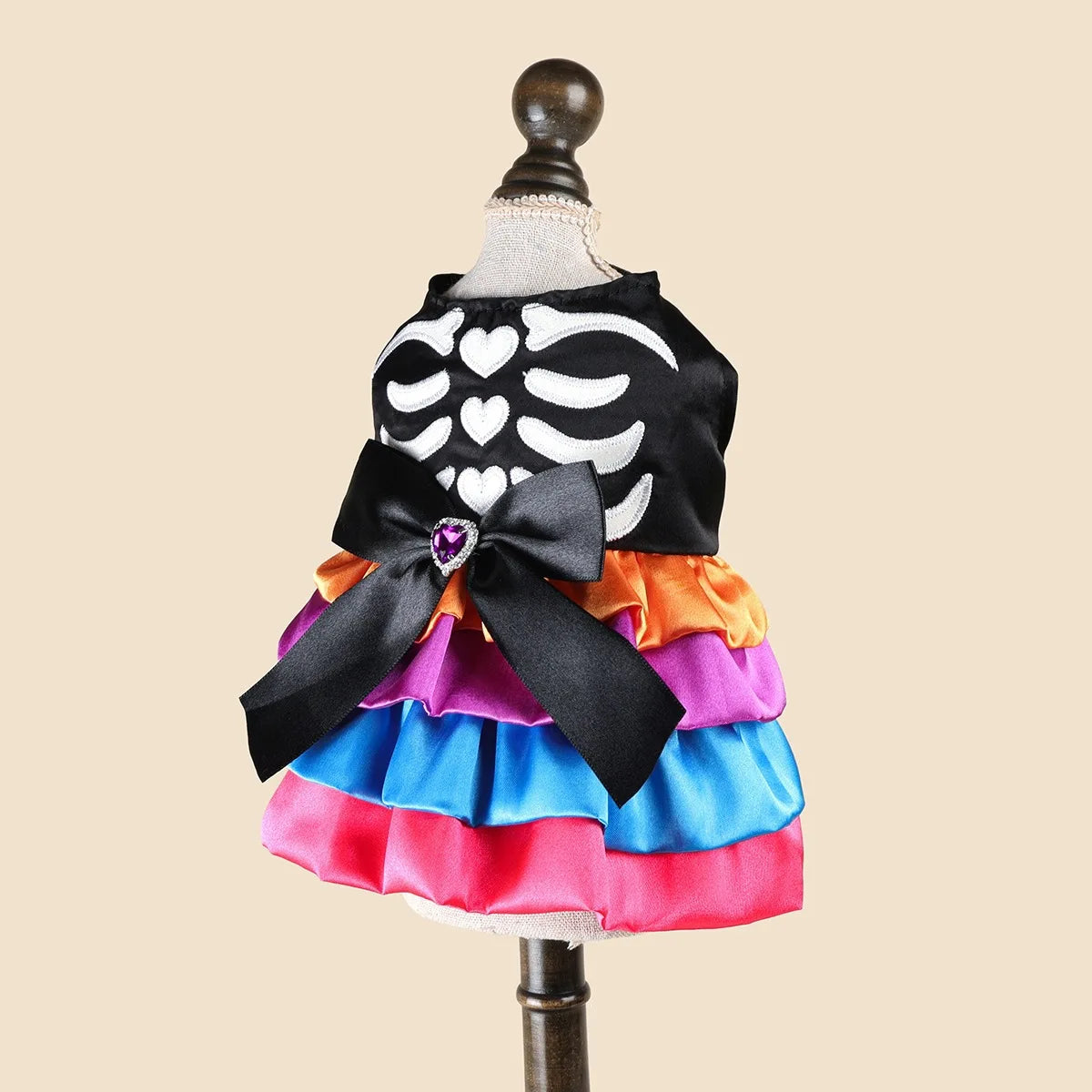 Halloween Costumes Dresses For Dog Elegant Pet Vest With Tutu Skirt Autumn Winter Girl Female Pet Toy Poodle Small Breeds Cat