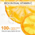 AILKE Vitamin C and E Brightening Concentrated Serum, Whitening, Moisturizing, Clean Skin, Reduce Dark Spots, 100ml/3.52 oz