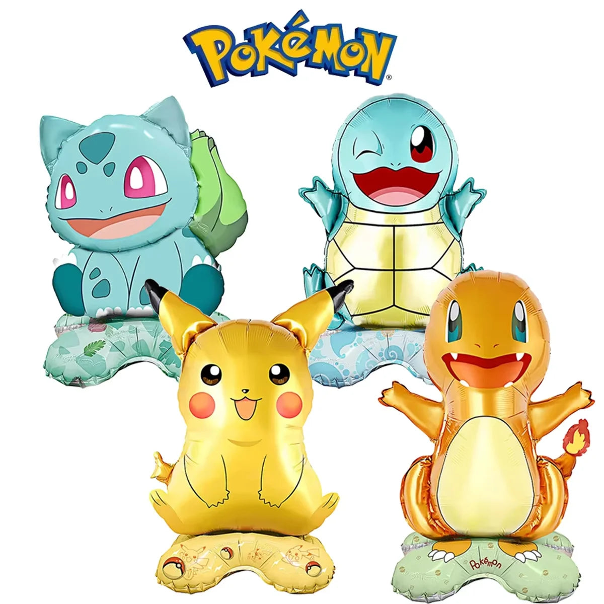 PokeMoned Theme Party Favors Slap Bracelets Stickers Keychain Party Gifts Goodie Bag Stuffers Fillers Birthday Party Decorations
