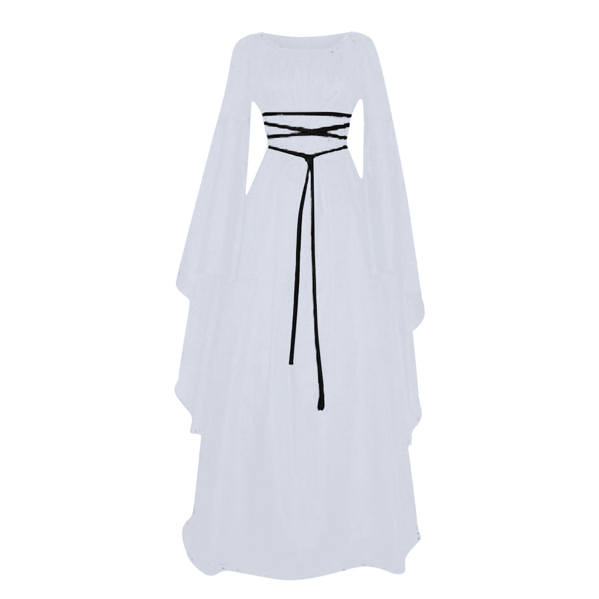 Women Dresses Vintage Medieval Cosplay Costume Ghost Witch Vampire Gothic Dress Halloween Christmas Masquerade Party Dress