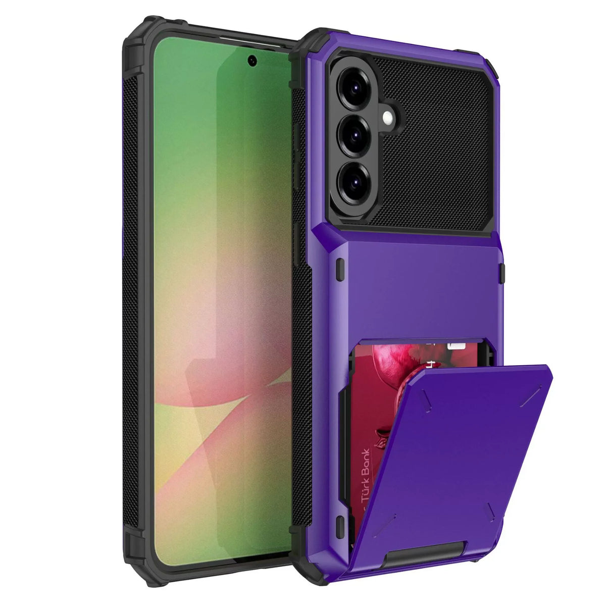 For Samsung Galaxy A37 Samsung A57 A56 A36 A26 A17 Card Holder Case Heavy Duty Wallet Hidden Flip Slot Protective Phone Cover