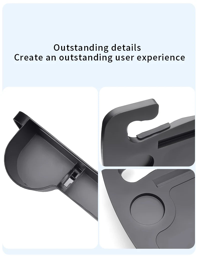 Car Steering Wheel Tray With Car Gap Filler Organizer Food Tray For Eating In Car Laptop Desk Travel Car Interior Accessories