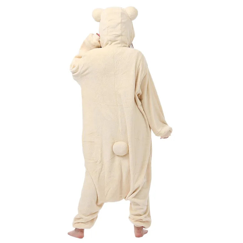 Sazac Rilakkuma Kigurumi Adult Anime Jumpsuit Pajamas Kawaii Cute Cartoon Character Loungewear For Home Party