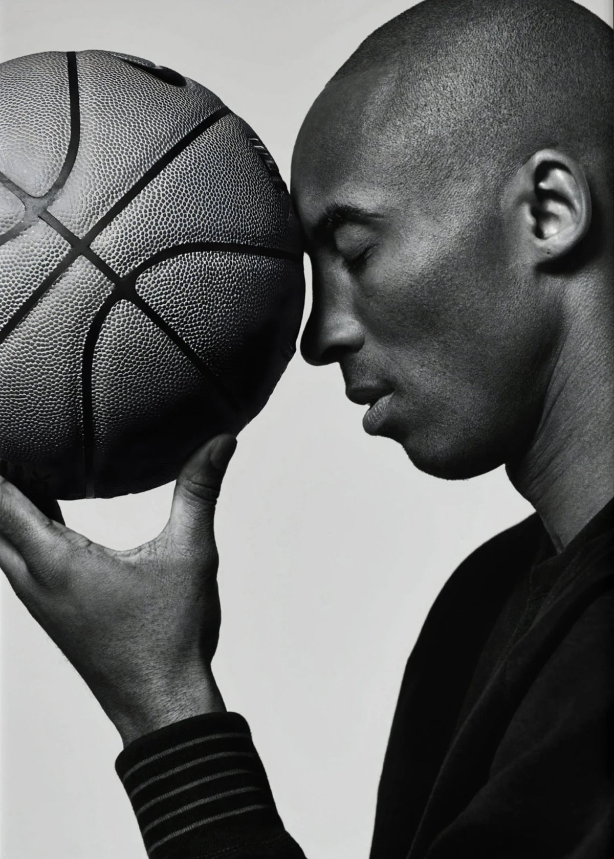 Kobe Bryant Inspirational Quote Poster Black White Canvas Print Wall Art for Home Decor Boys Bedrooms Basketball Legend