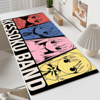 Anime B-Bocchi The Rock! Mouse Pad Large Cute Non-slip Lockedge Desktop Computer Desk Mat Keyboard MousePad Office Gamer Student