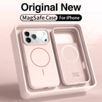 Magnetic Original Liquid Silicone Case For iPhone 13 14 15 16 17 18 Pro Max For Magsafe Cases For iPhone 18 Pro Max Phone Cover