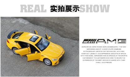 1:32 Mercedes Benz AMG GT63  Sports Car Alloy Diecast Car Model Sound Light Pull Back Toys Ornaments Gift For Children Collect