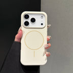 Matte Soft Liquid Silicone Phone Case For iPhone 15 16 17 18 14 13 12 Pro Max Magsafe Wireless Charging Cover For Apple 18 Pro