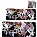 Large Mouse Pad Black White Anime BLEACH Mause Mats Gaming Accessories Office Gamer Keyboard Desk Mat Kurosaki Ichigo Mousepad