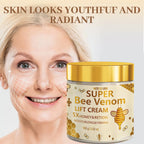 Bee Venom Face Cream 100g with Hyaluronic Acid, Vitamin C & Niacinamide - Moisturizing Firming Lifting Cream for All Skin Types