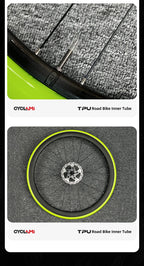 CYCLAMI Bike Inner Tube Ultralight TPU Hose Metal Presta Valve Removable Bike Accessories For Road 700C 700 18 23 25 28 30 32 C