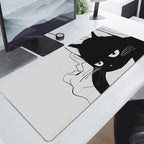 Gaming Mousepads Mousepad Black Cat Large Mouse Mat Office Desk Pads Non-Slip Rubber Gamer Mouse Pad Big Keyboard Mats