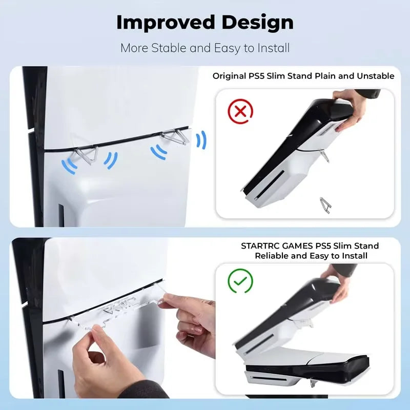 Acrylic Horizontal Stand for PS5 Slim / Pro